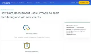 Preview of the Cure Recruitment Case Study