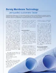 Preview of the Borsig Membrane Technology Case Study