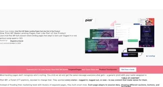 Preview of the Pilot WP Case Study