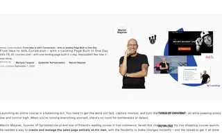 Preview of the SprzedazLive.pl Case Study