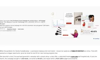 Preview of the Akademia Makijażu Permanentnego Case Study