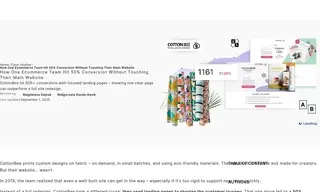 Preview of the CottonBee Case Study