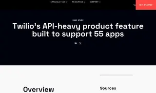 Preview of the Twilio Case Study
