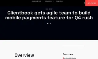 Preview of the Clientbook Case Study