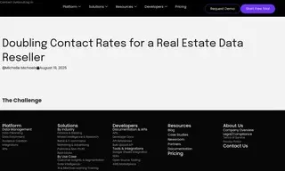 Preview of the Real Estate Data Reselling Company Case Study