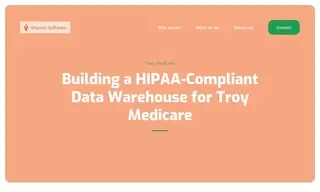 Preview of the Troy Medicare Case Study