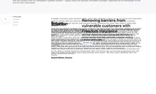 Preview of the Freedom Insurance Services Case Study