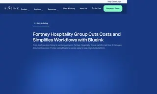 Preview of the Fortney Hospitality Group Case Study
