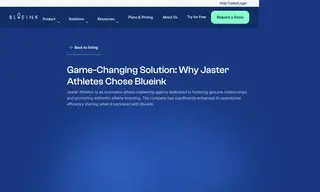 Preview of the Jaster Athletes Case Study