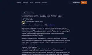 Preview of the HolidayHero Case Study