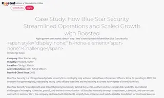Preview of the BlueStar Security Case Study