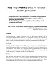 Preview of the Optimly Case Study