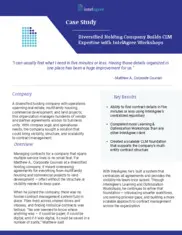 Preview of the Diversified Holding Company Case Study