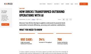 Preview of the Dircks Moving & Logistics Case Study