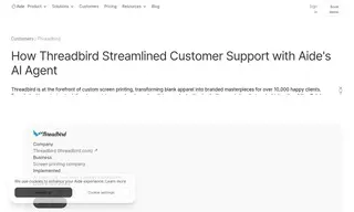 Preview of the Threadbird Case Study