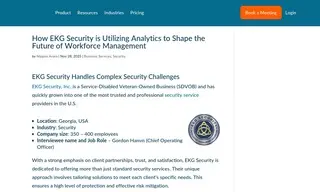 Preview of the EKG Security Case Study