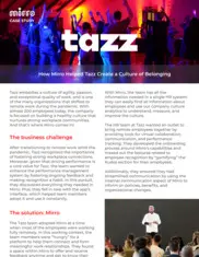 Preview of the Tazz Case Study