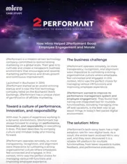 Preview of the 2Performant Case Study