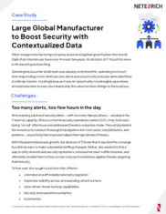 Preview of the Leading Manufacturing Company Case Study