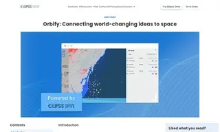 Preview of the Orbify Case Study