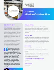 Preview of the Mission Construction Case Study