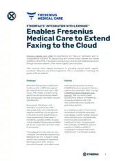 Preview of the Fresenius Medical Care Case Study