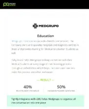 Preview of the Medgrupo Participacoes Case Study