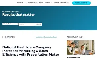 Preview of the Major National Healthcare Company Case Study