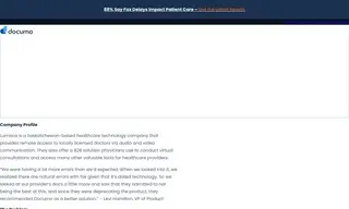 Preview of the Lumeca Health Case Study