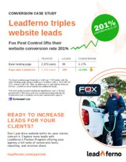 Preview of the Fox Pest Control Case Study