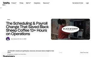 Preview of the Black Sheep Coffee Case Study
