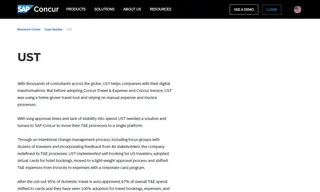 Preview of the UST Case Study