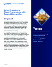 Preview of the REHAU Case Study