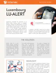 Preview of the LU-Alert Case Study