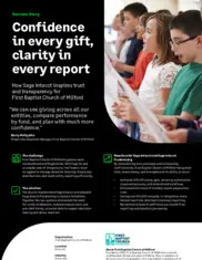 Preview of the First Baptist Church of Milford Case Study