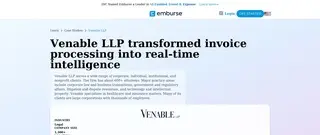 Preview of the Venable LLP Case Study