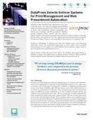 Preview of the DataProse Case Study