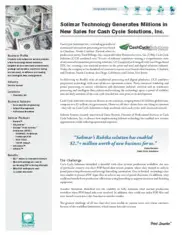 Preview of the Cash Cycle Solution Case Study