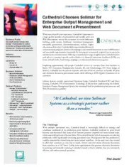 Preview of the Cathedral Corporation Case Study
