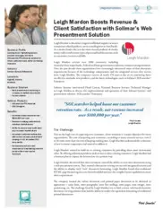 Preview of the Leigh Mardon Case Study