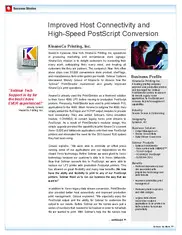 Preview of the KinaneCo Printing, Inc. Case Study