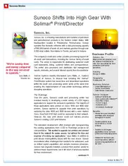 Preview of the Sunoco Case Study