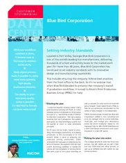 Preview of the Blue Bird Corporation Case Study
