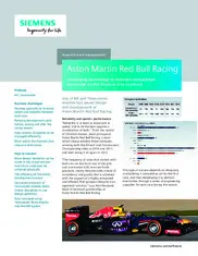 Preview of the Aston Martin Red Bull Racing Case Study