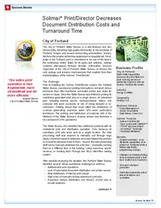 Preview of the City of Portland Water Bureau Case Study