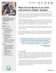 Preview of the Major Service Bureau Company Case Study