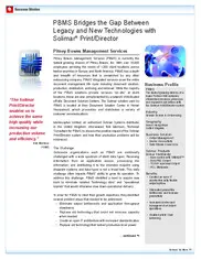 Preview of the Pitney Bowes Management Services Case Study