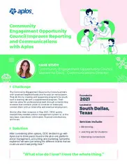 Preview of the Community Engagement Opportunity Council Case Study