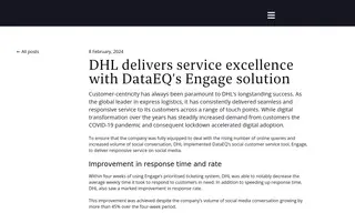 Preview of the DHL Case Study