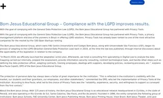 Preview of the Bom Jesus Educational Group Case Study